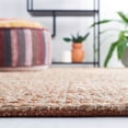 thumbnail image 4 of SAFAVIEH Natural Fiber Jack Striped Area Rug, Rust/Natural, 7' x 7' Round, 4 of 11