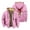 Pink, variant on Sombr I Barely Know Her Zipper Jacket Men Women Long Sleeve Thickened Winter Parka Streetwear Coat