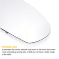 thumbnail image 4 of Unique Bargains Right Passenger Side Rearview Mirror Glass Replacement Heated White Glass Fit for Mercedes W169 W245, 4 of 6