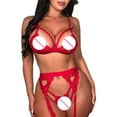 thumbnail image 2 of uublik Valentines Lingerie Set for Women Bodysuit Lace Plus Size Sexy Naughty Babydoll, 2 of 5