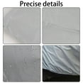thumbnail image 5 of Car Cover Waterproof All Weather - Car Covers for Automobiles & Car Snow Cover - Outdoor Full Exterior Covers Rain Sun UV Protection - Winter Rain Sun Car Sedan, 5 of 6