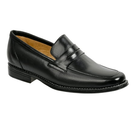 

Max Penny Loafer Sandro Moscoloni men s social shoe produced in black leather dress perfect for him and with great quality that only black men s loafers have making the men s look amazing