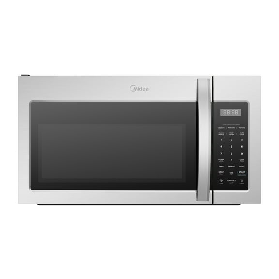 Midea Over The Range Microwave Oven, 1.7 Cu Ft, Sensor Cooking, Diamondback Coating, Powerful Ventilation, Stainless Steel
