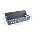 thumbnail image 3 of Magnetic Refrigerator Spice Rack - Wall - Mounted Plastic Seasoning Organizer for Easy Kitchen Storage and Access, No Drilling Required, Perfect for Condiments and Seasonings,Gray A, 3 of 5
