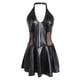 thumbnail image 5 of Vestido corto con tirantes para mujer talla grande: diseño con escote, ajuste ceñido, informal/para el día a día, para todas las estaciones, disponible en varias tallas., 5 of 6