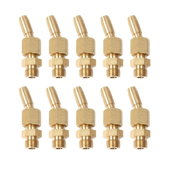 10Pcs 1/8 Inch DN6 Brass Gushing Water Fountain Nozzles Universal Curtain Nozzle Landscape Garden Pond Decoration
