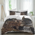 thumbnail image 2 of Forest Deer Bedding 3 Piece Duvet Cover Set California King, Farmhouse Vintage River Elk Soft Microfiber Comforter Cover with Zipper Closure & Pillowcases, Wrinkle & FadeResistant Quilt Cover, 2 of 9