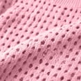 thumbnail image 4 of Karymi Blouses for Women Solid Hollow Out Knit Vest, Crew Neck Cap Short Sleeve Mesh Crochet Pullover Sweater Tank Top Summer Tops for Women 2026, 4 of 5