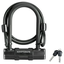 Kryptonite Mini 12mm U-Lock Bicycle Lock & 8mm Looped Bike Security Cable