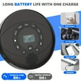 thumbnail image 4 of YOPTOP CD player portable  Discman rechargeable  CD player with speaker  Portable cd player with headphones  CD-R MP3 USB playable  Anti skip CD playing for car  suitable for personal or,White, 4 of 6