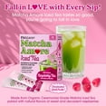 thumbnail image 2 of Fit & Lean Matcha Amore Iced Tea, Fruit-Inspired Naturally Flavored Organic Ceremonial Grade Matcha Green Tea, Naturally Sweetened, NON-GMO, Zero Sugar, Raspberry Iced Tea, 10 Stick Packs, 2 of 6