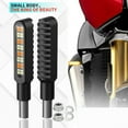 thumbnail image 5 of Yassdwbn 2pcs Rear Motorcycle LED Mini Turn Signal Indicators Lights Indicator Universal, 5 of 5