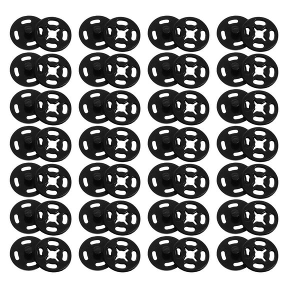 Homoyoyo 1000pcs Sew-On Nylon Snaps for Clothing Fasteners, for Professional Apparel