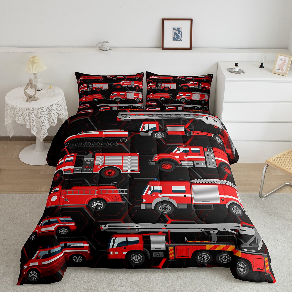 Firefighter bedding cheap twin