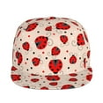 thumbnail image 2 of Haiem Red Ladybug Classic Snapback Cap Flat Bill Hat Baseball Cap Adjustable Size Cotton Dad Hat, 2 of 9