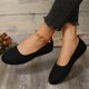 thumbnail image 5 of Zapatos planos de malla para mujer, zapatos planos de punto, antideslizantes, transpirables para viajes al aire libre, 5 of 9