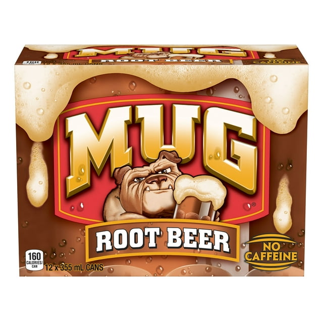 Mug Root Beer No Caffeine 12 x 355 mL, Bottle