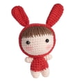 thumbnail image 4 of de inicio de tejido portátil Llavero Regalo de año Nuevo Artesanía Juguete de tejer a mano de fácil de usar para principiantes para Rojo perfecl Kits De Ganchillo, 4 of 8