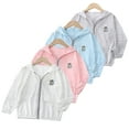 thumbnail image 2 of FLMEI Toddler Kids Sun Protection Jacket for Boys Girls Ice Silk Sun Shirt Summer UPF 50+ Sunsuits for 1-10 Years Hooded Rashguard Coat Baby Air Conditioning Shirt, 2 of 8