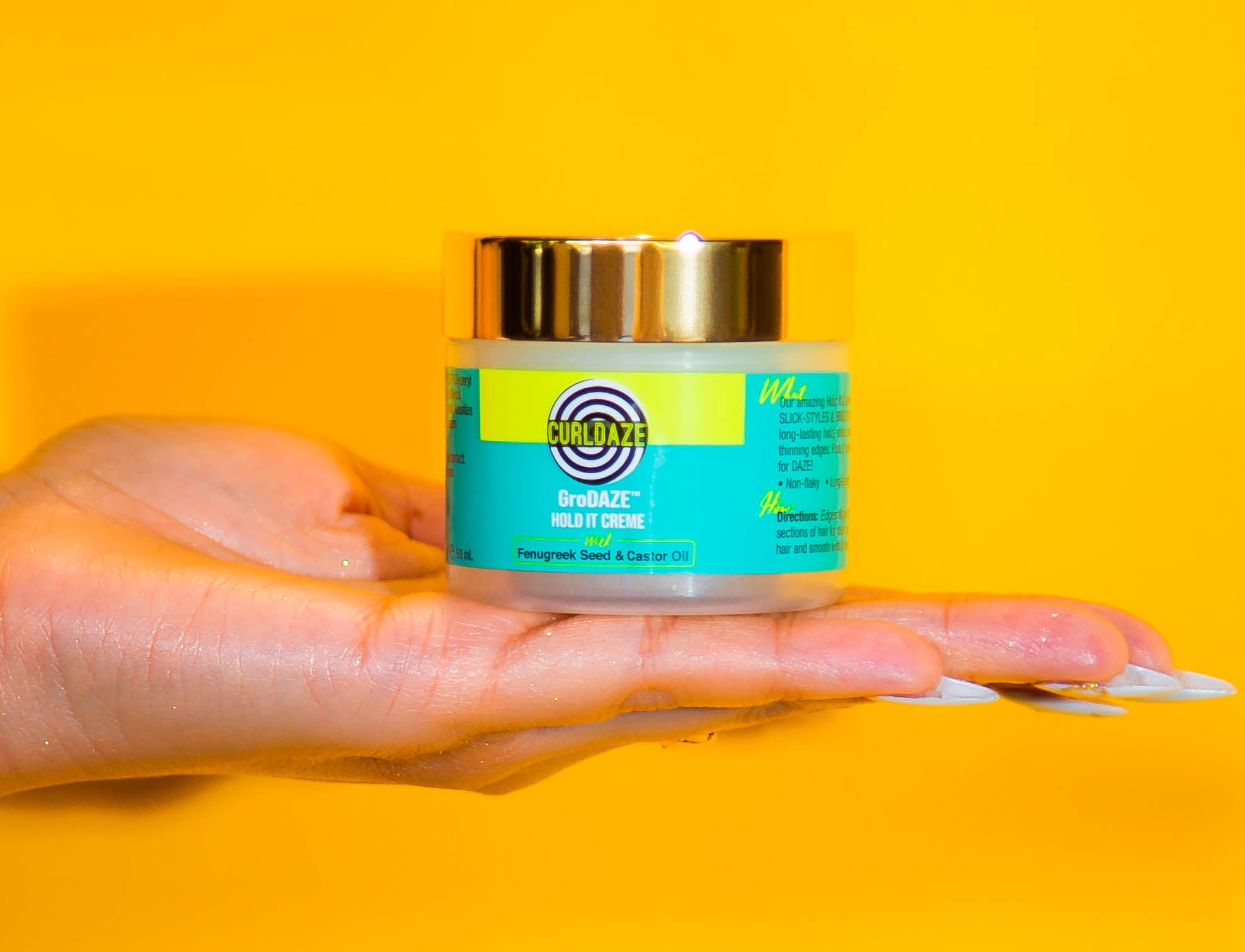 Curldaze Grodaze Hold It Crème, Curl Enhancing, 2 fl oz
