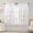 Leaves-pink, variant on Non-See-Through Light Grey and White Privacy Sheer Curtains 52 X 63 Inch Length 2 Panels, Leaf Floral Printed Light Filtering Semi Sheer Window Curtains Drapes for Bedroom Living Room