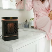 Handy Heater Gray 1500W 3 Speed Automatic Shutoff Ceramic Heater for 250 sq ft