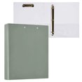 thumbnail image 3 of Haosy 2 Pack Hardcover 3 Ring Binder 1.5 Inch Ring Decorative Binder Organizer for Home School Office, Spearmint, 3 of 10