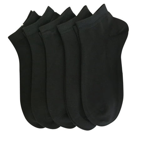 

5pair Business Lightweight Non Slip For Men Thin Low Cut Ankle Socks Casual