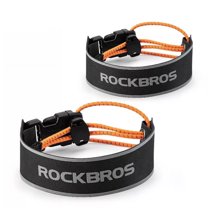 ROCKBROS Cycling Trouser Belt Pant Strap Adjustable Elastic Anti-Roll Chain Portable Pants Leg Strap Reflective 2 PCS