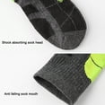thumbnail image 4 of Calcetines Térmicos Likrtyny Esquí Lana Para senderismo invierno engrosados Para Estrenar gris oscuro verde fluorescente, 4 of 9