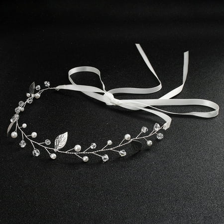 Dress Hair Band - Outtop Bride Simple Hair Band Leaves Pearl Wedding Headband Wedding Dress Headwear
