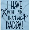 thumbnail image 2 of I Have More Hair Than Daddy Joke Romper Boys or Girls Infant Baby Brisco Brands 12M, 2 of 6