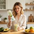 thumbnail image 4 of Forestwhale Portable Smoothie Blender 8.5" Personal Shake Maker with On-The-Go Lid Rechargeable Cordless Travel Mixer for Protein Drinks and Ice Crushing, 4 of 4