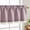 Dry Rose, variant on NICETOWN Linen Valance for Windows, Double Layer Farmhouse Kitchen Valance, Rod Pocket Light Filtering Ventilated Fabric Valance, Sage Green, 52"x18", 1 Panel