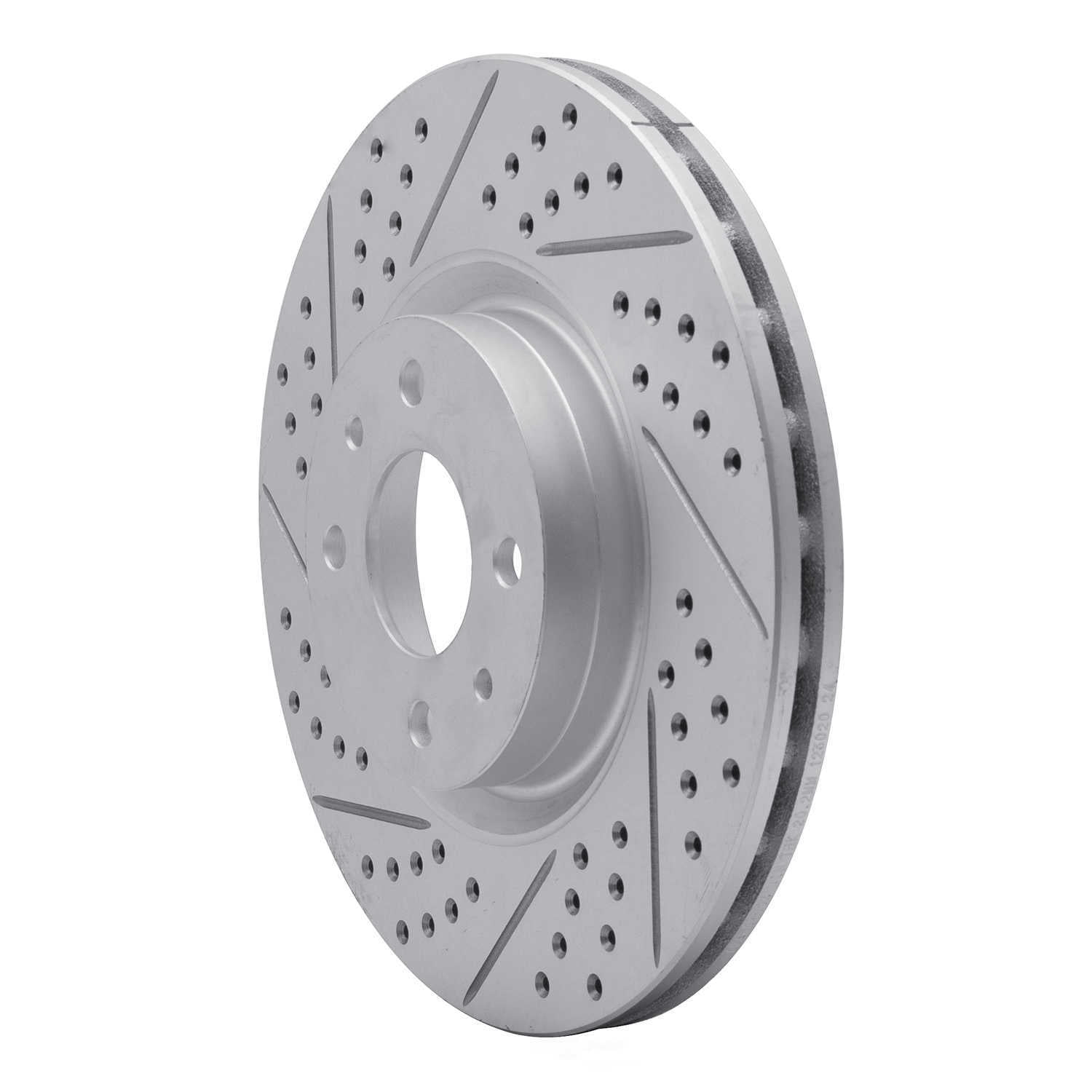 Dynamic Friction Company 830-07004L DFC Geoperformance Rotor - Drilled and Slotted