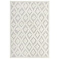 thumbnail image 2 of Modway Morsel Abstract Diamond Lattice 8x10 Shag Area Rug in Ivory and Light Gray, 2 of 7