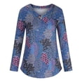 thumbnail image 3 of TIMIFIS Mode Automnale pour Femmes Tunique à Manches Longues d'Automne pour Femmes pour Porter avec des Leggings Blouse Décontractée à Col en V T-Shirt Blouse pour Femmes, 3 of 5