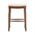 thumbnail image 2 of Linon Marino Backless Wood 30" Bar Stool in Brown, 2 of 9