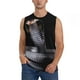 thumbnail image 1 of Balery Black Cobra Snake Camisetas sin mangas para hombre, absorbe la humedad y protege contra el mal olor.-Large, 1 of 7