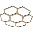 thumbnail image 2 of 18"OD x 7 5/8"ID x 1/4"T Florin Wood Fretwork Pierced Ceiling Medallion, Birch, 2 of 3