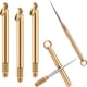 thumbnail image 1 of 3 piezas portátiles de titanio palillos de dientes de bolsillo mondadientes de Metal para pícnic al aire libre y Camping de latón Xemadio WRJM-322, 1 of 7