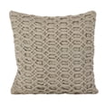 thumbnail image 3 of SARO 605.T1420B 14 x 20 in. Rectangle Smocked Design Cotton Down Filled Throw Pillow  Taupe, 3 of 5