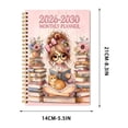 thumbnail image 2 of UALSRZL 5 Year Monthly Planner 2026-2030, Vintage Floral Cover Notebook Journal, Cute Girl Schedule Organizer for School Office, 2 of 6