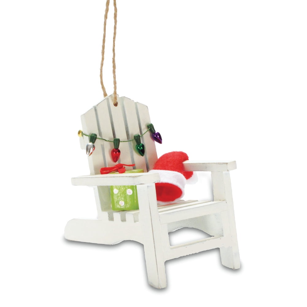 Cape Shore Coastal Beach Adirondack Chair Christmas Tree Holiday ...