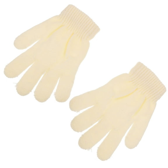 Toyandona Boys Warm Gloves White Casual 1 Pair