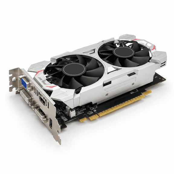 GTX 750 Ti 4GB GDDR5 PCIe X16 Graphics Card with HDMI DVI VGA Dual Fans