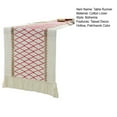 thumbnail image 2 of Bohemian Style Table Runner Boho Style Table Runner Patchwork Color Long Farmhouse Rustic Table Runner with Tassel Party Home Decor Fringe Design, 2 of 8