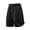 Black, variant on hlysgo Men's Casual Shorts Drawstring Elastic Waist Breathable Quick Dry Loose Fit Short Summer Gym Workout Knee Length Shorts with Pockets Dark Gray,S