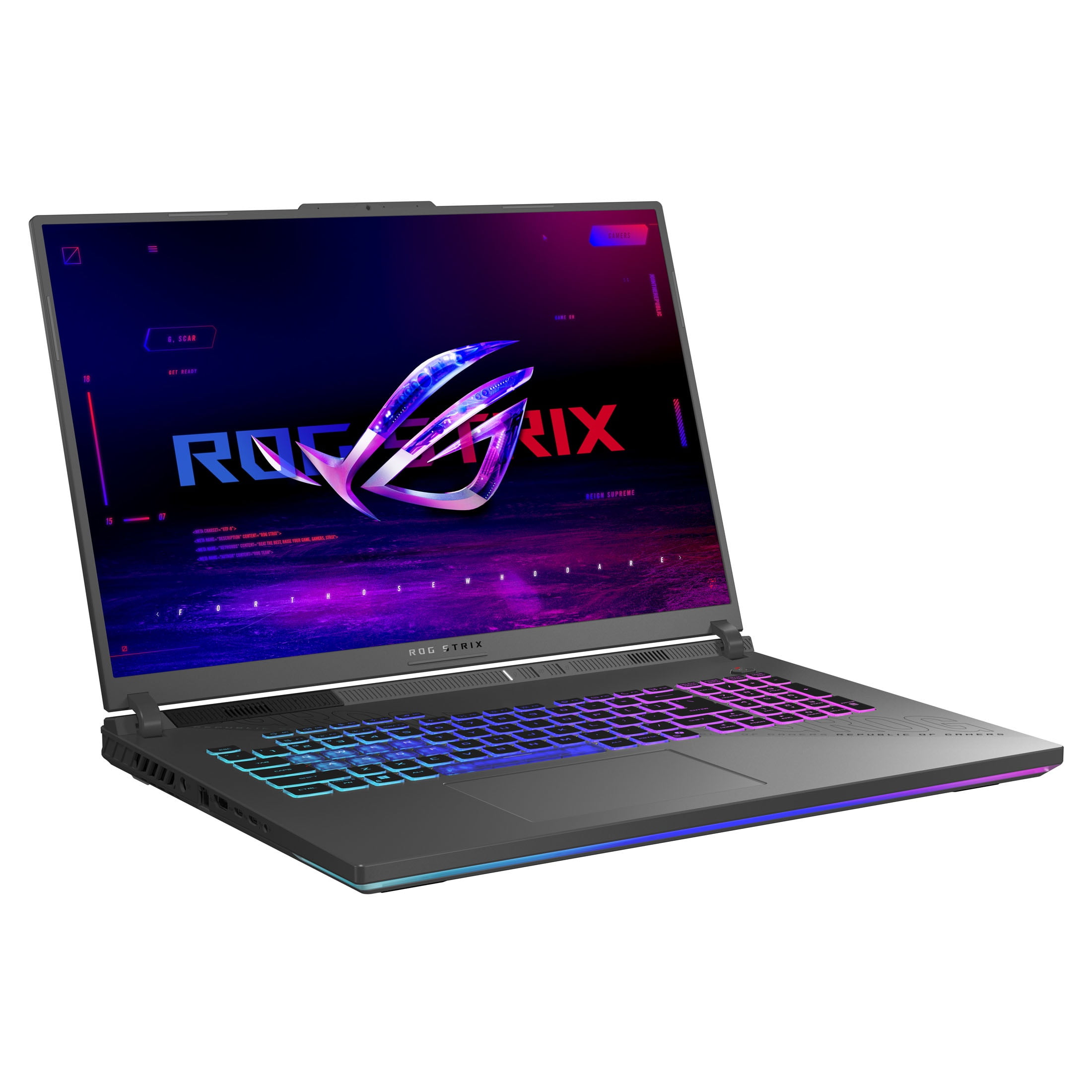 ASUS ROG Strix G18 (2025) Gaming Laptop, 18” ROG Nebula 16:10 2.5K 240Hz/3ms, NVIDIA GeForce RTX 5070, Intel Core Ultra 9 275HX, 32GB DDR5-5600, - Thumbnail 5