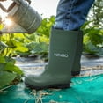 thumbnail image 4 of NINGO Waterproof Rubber Steel Toe Rain Boots for Men,Black Size 12, 4 of 8